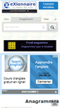 Mobile Screenshot of anagramme.exionnaire.com