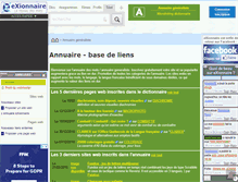 Tablet Screenshot of annuaire.exionnaire.com